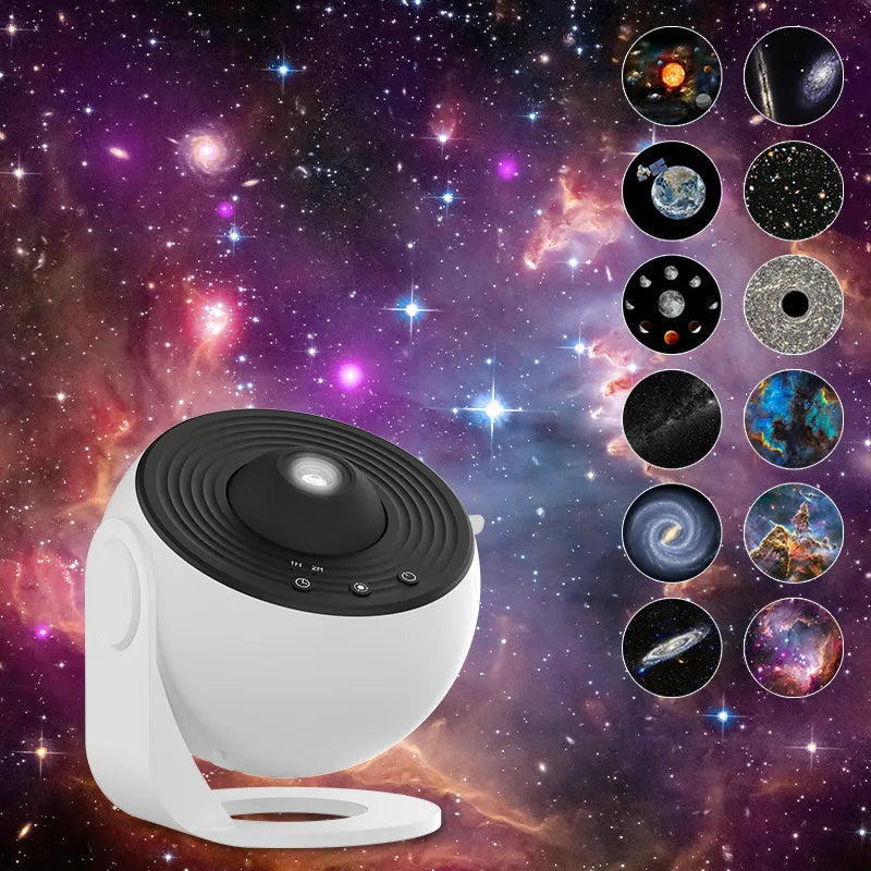 Starry and galactic sky projector