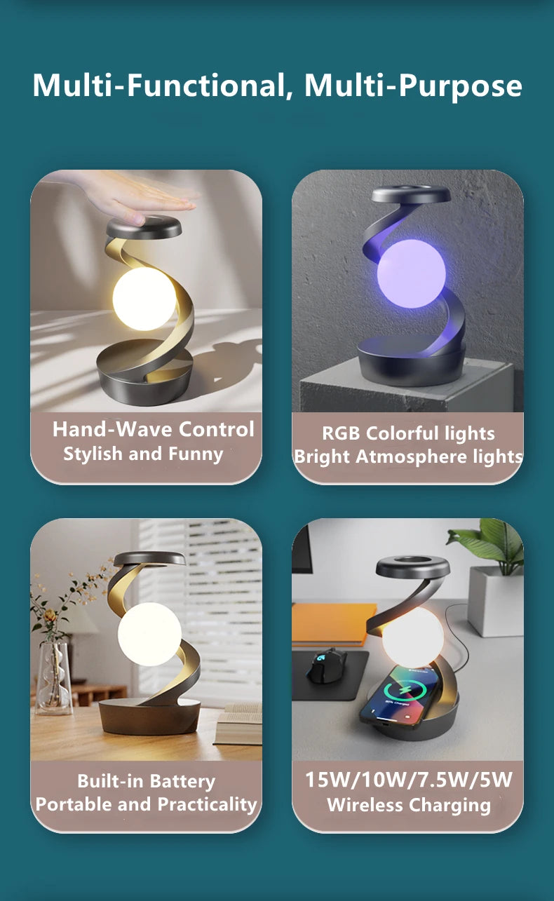 Rotating Floating lamp